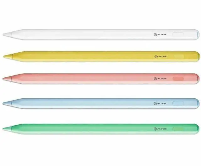 Alt view image 2 of 2 - Alogic iPad Stylus Pen with Wireless Charging Pink - Pink stylus pen providing smooth and responsive use across tablets and smartphones.