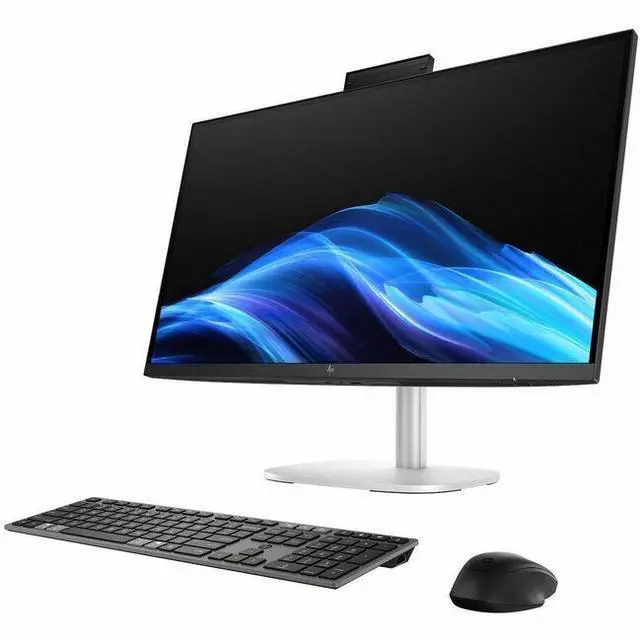 Main image of HP EliteStudio 8 AiO G1i All-in-One Computer - Intel Core Ultra 5 235 - vPro Technology - 16 GB - 512 GB SSD - 27" QHD Touchscreen - Desktop - Pike Silver - Intel Q870 Chip - 2560 x 1440 - Window
