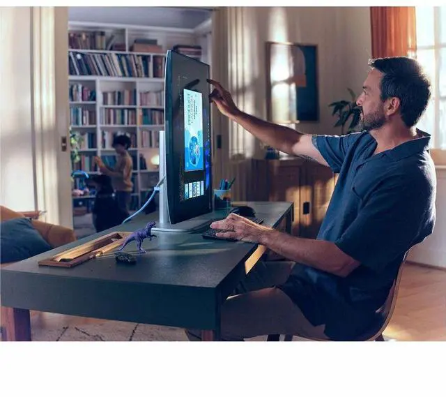 Alt view image 4 of 8 - HP EliteStudio 8 AiO G1i 23.8" Touchscreen All-in-One Computer - Intel Core Ultra 7 265 - 16 GB - 512 GB SSD - Windows 11 Pro - IEEE 802.11be - 280W (C7RR7UT#ABA)