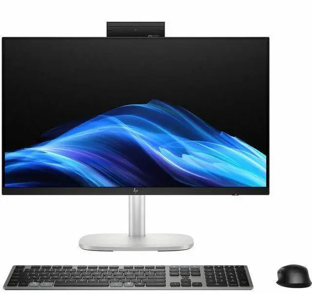 Main image of HP EliteStudio 8 AiO G1i All-in-One Computer - Intel Core Ultra 7 265 - vPro Technology - 32 GB - 1 TB SSD - 23.8" Full HD Touchscreen - Desktop - Pike Silver - Intel Q870 Chip - 1920 x 1080 - Wi