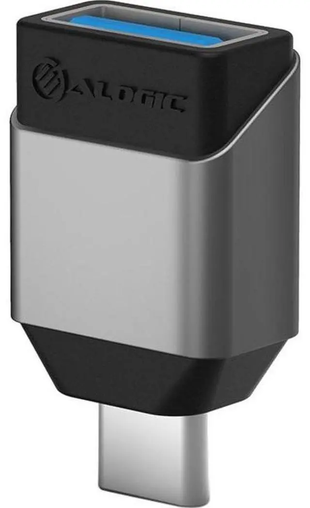 Alt view image 5 of 5 - Alogic Ultra Mini USB-C to USB-A Adapter -Space Grey ULCAMNSGR