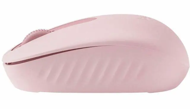 Alt view image 3 of 6 - Logitech M196 Mouse - Optical - Wireless - 32.81 ft - Bluetooth - Pink - 1000 dpi - Scroll Wheel - Small/Medium Hand/Palm Size - Symmetrical - 1 x AA Battery Supported