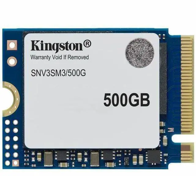 Main image of Kingston NV3 500 GB Solid State Drive - M.2 2230 Internal - PCI Express NVMe (PCI Express NVMe 4.0 x4) - Notebook, Gaming Console Device Supported - 160 TB TBW