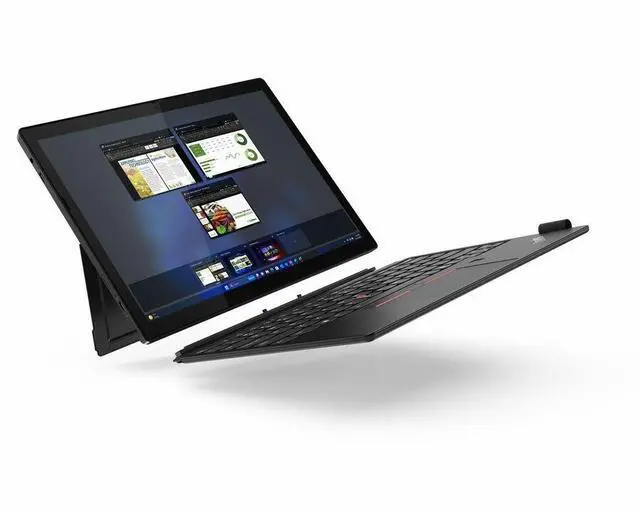 Alt view image 3 of 7 - Lenovo ThinkPad X12 Detachable Gen 2 12.3" Touchscreen Detachable Notebook - Intel Core Ultra 7 164U - 32 GB - 512 GB SSD - Windows 11 Pro - Webcam - IEEE 802.11ax Wireless LAN Standard (21LK0037US)