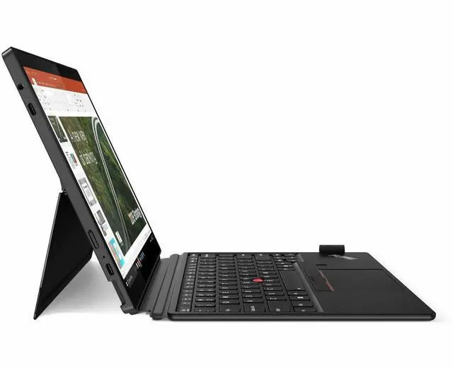Alt view image 5 of 7 - Lenovo ThinkPad X12 Detachable Gen 2 12.3" Touchscreen Detachable Notebook - Intel Core Ultra 7 164U - 32 GB - 512 GB SSD - Windows 11 Pro - Webcam - IEEE 802.11ax Wireless LAN Standard (21LK0037US)