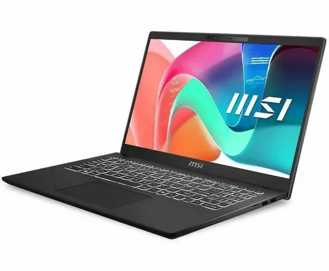 Alt view image 10 of 14 - MSI Modern 15 H C2RMTG-406US 15.6" Full HD Touchscreen Notebook, Intel Core 9 270H 2.7GHz, 32GB, 1TB SSD, Windows 11 Home, Classic Black