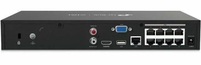 Alt view image 2 of 3 - TP Link VIGI NVR1008H-8MP - VIGI 8 Channel PoE Network Video Recorder - Network Video Recorder - HDMI - 4K Recording