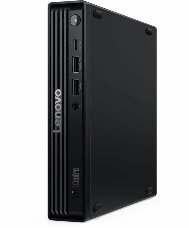 Alt view image 2 of 6 - Lenovo ThinkCentre M70q Gen 6 13A40023US Desktop Computer - Intel Core Ultra 7 265T - vPro Technology - 32 GB - 512 GB SSD - Tiny - Black - Intel Q870 Chip - Windows 11 Pro - Intel DDR5 SDRAM - Englis