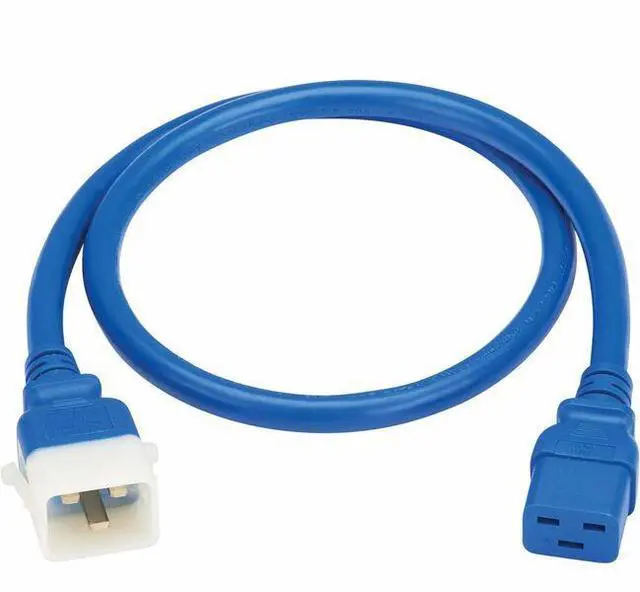 Main image of PDU POWER CORDS C19 P-LOCK C20 HEAVY-DUTY 20A 12AWG 3FT BLUE 6 PCK