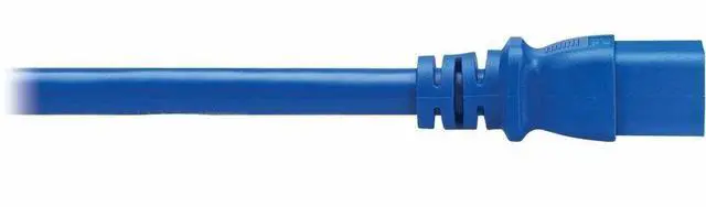 Alt view image 2 of 6 - PDU POWER CORDS C19 P-LOCK C20 HEAVY-DUTY 20A 12AWG 3FT BLUE 6 PCK