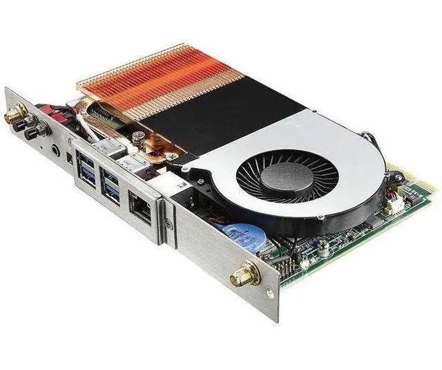 Main image of NEC Display SDM Slot-In PC Midrange - Core i3 - i3-8100H - Quad-core (4 Core) - 3 GHz - 8 GB - DDR4 SDRAM - 128 GB Solid State Drive - UHD Graphics 630 - HDMI - 5 x Number of USB Ports - Network (RJ-4