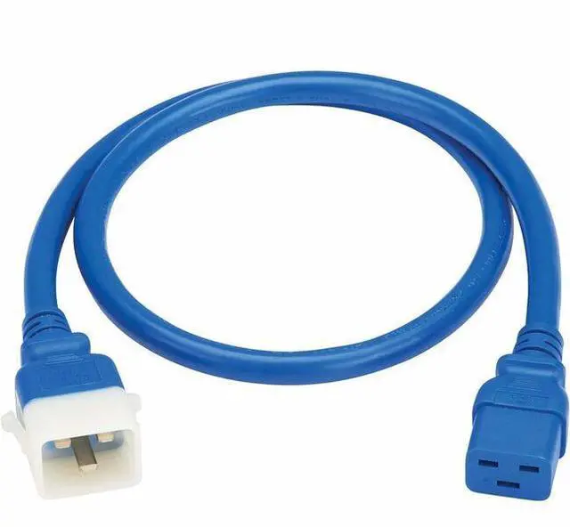 Main image of PDU POWER CORDS C19 P-LOCK C20 HEAVY-DUTY 20A 12AWG 4FT BLUE 6PACK