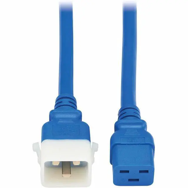 Alt view image 4 of 7 - PDU POWER CORDS C19 P-LOCK C20 HEAVY-DUTY 20A 12AWG 4FT BLUE 6PACK