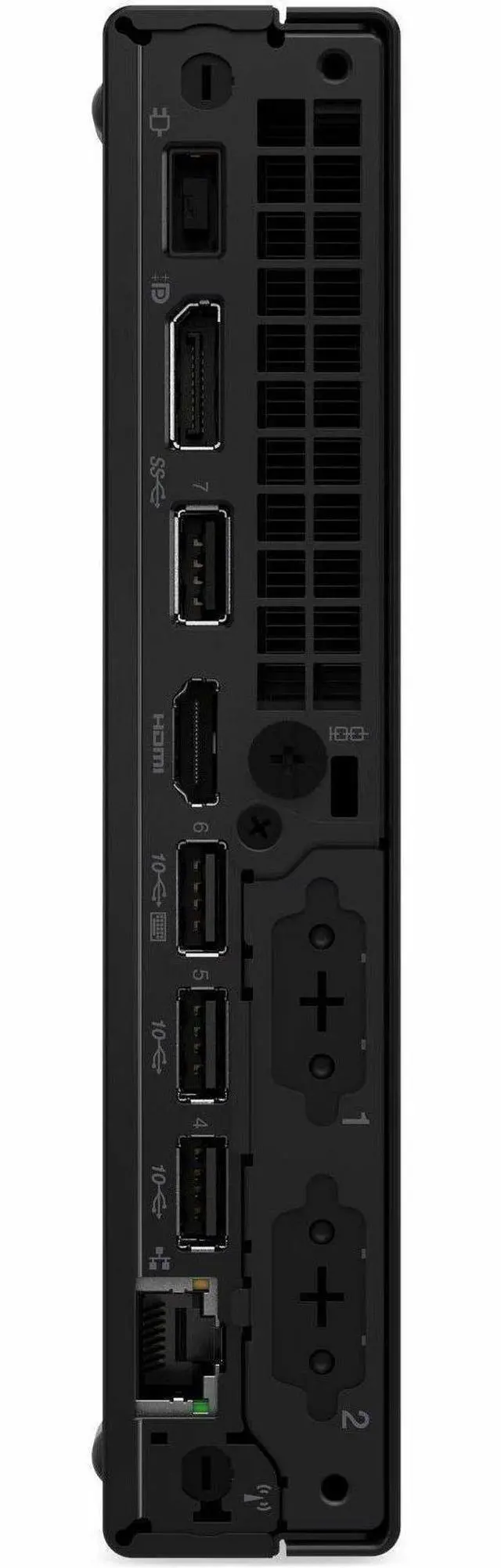 Alt view image 2 of 5 - Lenovo ThinkCentre M90q Gen 6 13AC001UUS Desktop Computer - Intel Core Ultra 5 235 - 32 GB - 1 TB PCI Express NVMe 4.0 x4 SSD - Tiny - Black - Intel Q870 Chip - Windows 11 Pro - Intel DDR5 SDRAM - Eng