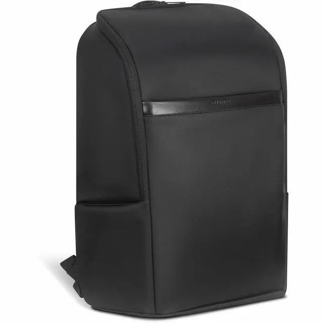 Alt view image 5 of 8 - Champs Onyx Carrying Case (Backpack) for 11" to 15.6" Water Bottle, Notebook, Tablet, Glasses, Travel - Black - Water Resistant - Nylon Body - Shoulder Strap, Trolley Strap, Handle - 6.3