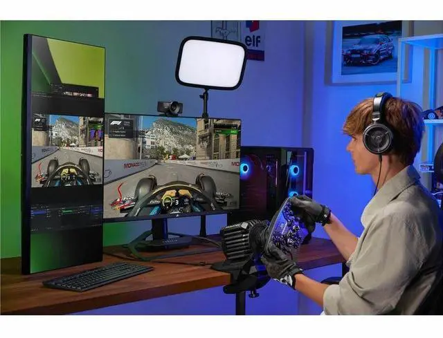 Alt view image 6 of 7 - Elgato FaceCam Webcam - 60 fps - Black - USB 3.0 Type C - 4K - 3840 x 2160 Video - CMOS Sensor - Fixed Focus - 90° Angle - For Monitor - Windows, Windows 11 or Later - AI-powered - Noise Reduc