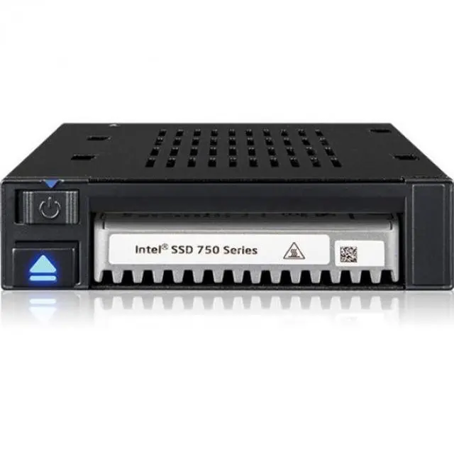 Alt view image 10 of 14 - ICY DOCK MB021VP-B | U.2 NVMe PCIe 4.0 SSD Tray-less Enclosure for 3.5" Drive Bay with SlimSAS (No Tri-mode Suport) | flexiDOCK Series