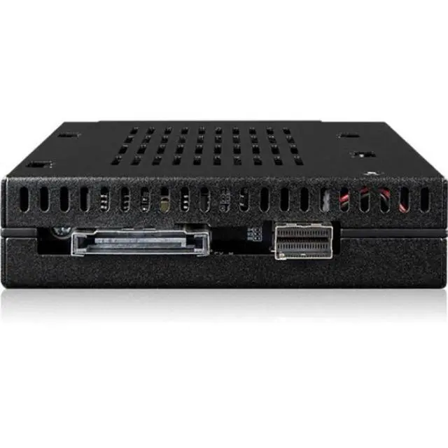 Alt view image 9 of 14 - ICY DOCK MB021VP-B | U.2 NVMe PCIe 4.0 SSD Tray-less Enclosure for 3.5" Drive Bay with SlimSAS (No Tri-mode Suport) | flexiDOCK Series