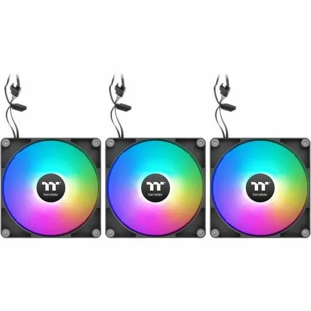 Alt view image 12 of 13 - Thermaltake CT120 EX Reverse ARGB Sync PC Cooling Fan, 3 Pack, CL-F192-PL12SW-A