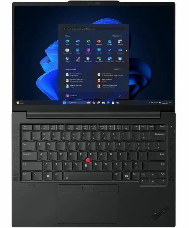 Alt view image 7 of 8 - Lenovo ThinkPad E14 Gen 7 21T9002FUS 14" Notebook - Intel Core 5 210H (2.20 GHz) - 16 GB - 256 GB SSD - Windows 11 Pro - Wi-Fi 6E