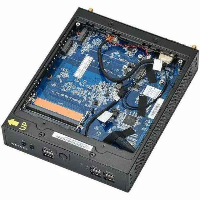 Alt view image 6 of 7 - Shuttle DS50U Black Barebone System