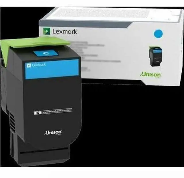 Alt view image 11 of 14 - Lexmark 70C0HCG High Yield Return Program Toner Cartridge - Cyan