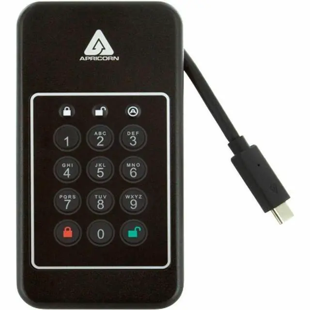 Alt view image 12 of 14 - Apricorn Aegis NVX - SSD - 500 GB - USB 3.2 Gen 2 - TAA Compliant