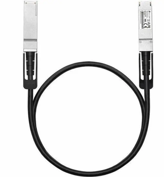 Main image of Omada 1 Meter 100G QSFP28 Direct Attach Cable - 3.28 ft Twinaxial Network Cable for Network Device, Rack - First End: 1 x QSFP28 Network - Second End: 1 x QSFP28 Network - 100 Gbit/s - 30 AWG