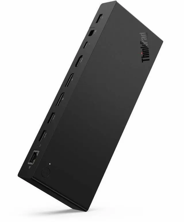 Alt view image 3 of 15 - Lenovo ThinkPad Thunderbolt 4 Smart Dock Gen2 7500 - US - for Notebook, Display Screen, Monitor - Charging Capability - 135 W - Thunderbolt 4 - 4 Displays Supported - 8K @ 60Hz, 4K @ 144Hz - 7680 x 43