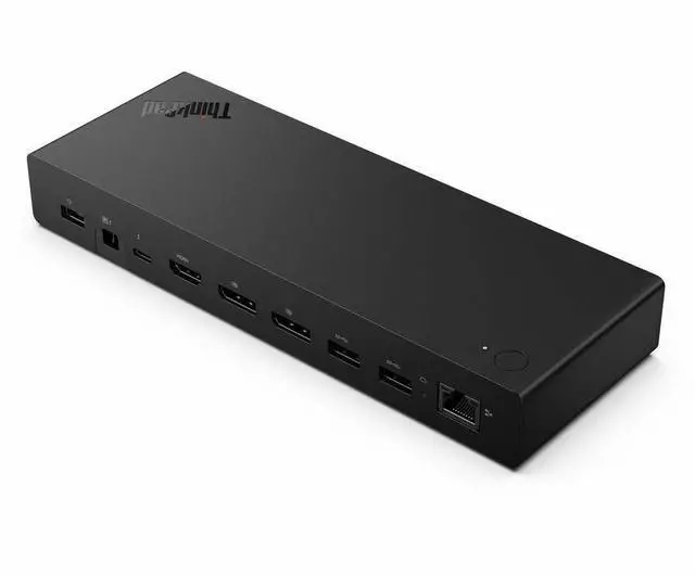 Alt view image 5 of 15 - Lenovo ThinkPad Thunderbolt 4 Smart Dock Gen2 7500 - US - for Notebook, Display Screen, Monitor - Charging Capability - 135 W - Thunderbolt 4 - 4 Displays Supported - 8K @ 60Hz, 4K @ 144Hz - 7680 x 43