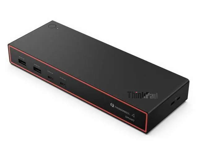 Alt view image 7 of 15 - Lenovo ThinkPad Thunderbolt 4 Smart Dock Gen2 7500 - US - for Notebook, Display Screen, Monitor - Charging Capability - 135 W - Thunderbolt 4 - 4 Displays Supported - 8K @ 60Hz, 4K @ 144Hz - 7680 x 43