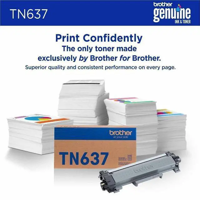 Alt view image 5 of 5 - Brother TN637Y Original Ultra High Yield Laser Toner Cartridge Yellow Pack