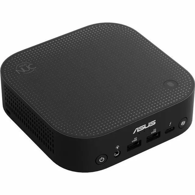 Alt view image 2 of 7 - Asus NUC 14 Pro AI NUC14LNKU9 Desktop Computer - Intel Core Ultra 9 288V - 32 GB - 1 TB SSD - Mini PC - Black - Intel Chip - Windows 11 Pro 64-bit - Intel Arc Graphics 140V LPDDR5X - IEEE 802.11be - 1