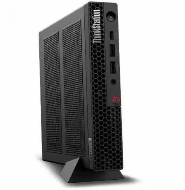 Alt view image 4 of 8 - Lenovo ThinkStation P3 Gen 2 30K50054US Workstation - 1 x Intel Core Ultra 7 265 - 16 GB - 512 GB SSD - Tiny - Black - Intel Q870 Chip - Windows 11 Pro - 1 x NVIDIA RTX A1000 8 GB Graphics - NVMe Cont