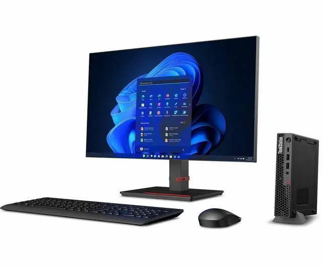 Alt view image 2 of 8 - Lenovo ThinkStation P3 Gen 2 30K50051US Workstation - 1 x Intel Core Ultra 7 265 - 32 GB - 1 TB SSD - Tiny - Black - Intel Q870 Chip - Windows 11 Pro - 1 x NVIDIA RTX A400 4 GB Graphics - NVMe Control