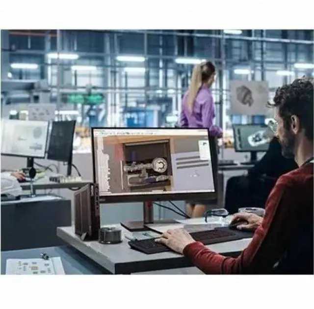 Alt view image 6 of 8 - Lenovo ThinkStation P3 Gen 2 30K50051US Workstation - 1 x Intel Core Ultra 7 265 - 32 GB - 1 TB SSD - Tiny - Black - Intel Q870 Chip - Windows 11 Pro - 1 x NVIDIA RTX A400 4 GB Graphics - NVMe Control