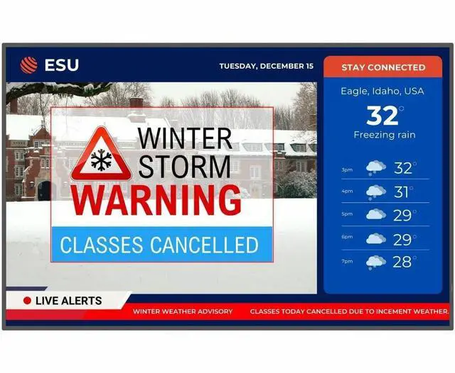 Alt view image 2 of 3 - Planar SLP43-T 4K LCD Touch Display - 43" LCD - Touchscreen - 24 Hours/7 Days Operation - 3840 x 2160 - 16:9 - 8 ms - Direct LED - 400 Nit - 2160p - HDMI - USB - SerialEthernet - Android 10 - Ene