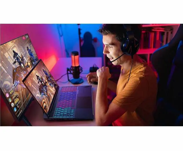 Alt view image 4 of 7 - Acer Nitro V 16S AI ANV16S-41-R27B 16" Gaming Notebook - AMD Ryzen 7 260 (3.80 GHz) - 16 GB - 1 TB SSD - Windows 11 Pro - NVIDIA GeForce RTX 5060 8GB - Webcam - Wi-Fi 6E - Black (NH.U0ZAA.002)