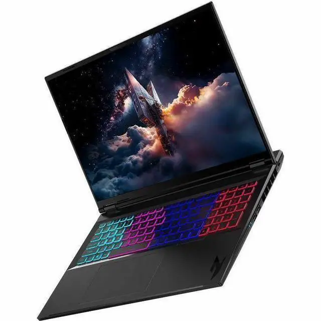 Alt view image 6 of 7 - Acer Nitro V 16S AI ANV16S-41-R27B 16" Gaming Notebook - AMD Ryzen 7 260 (3.80 GHz) - 16 GB - 1 TB SSD - Windows 11 Pro - NVIDIA GeForce RTX 5060 8GB - Webcam - Wi-Fi 6E - Black (NH.U0ZAA.002)