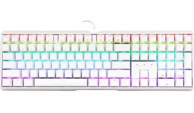 Alt view image 6 of 9 - CHERRY MX 3.0S Wired RGB Keyboard MX RED SWITCH  For Office And Gaming White