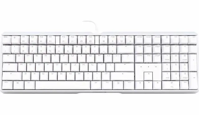 Alt view image 7 of 9 - CHERRY MX 3.0S Wired RGB Keyboard MX RED SWITCH  For Office And Gaming White