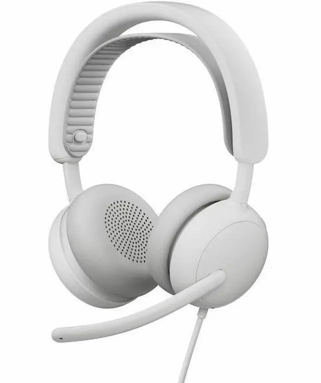 Main image of Logitech Zone Wired 2 for Business - Noise-Canceling Headset with Adaptive Hybrid ANC, Microsoft Teams Certified, USB-C with USB-A adapter, Off-white - Microsoft Teams CertificationUSB Type C, USB Typ