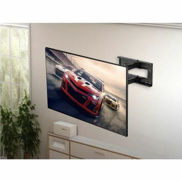 Alt view image 18 of 20 - Monoprice Portrait and Landscape 360 Full-Motion Articulating TV Wall Mount for TVs 40in to 75in, Weight Capacity 110 lbs, Extension 3.3in to 31.5in