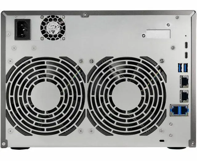 Alt view image 12 of 14 - Asustor Lockerstor 10 Gen3 AS6810T 10 Bay NAS, Quad-Core 2.3GHz CPU, Dual USB 4 Ports, Dual 10GbE Ports, Dual 5GbE Ports, 16G ECC RAM DDR5, Four M.2 SSD Slots (Diskless)