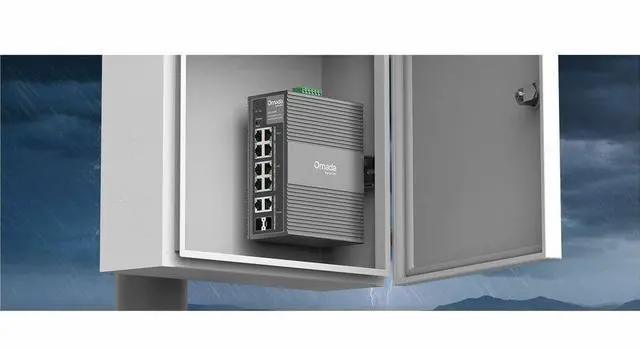 Alt view image 10 of 12 - TP-Link Omada 10-Port Gigabit Industrial Easy Managed Switch with 6-Port PoE+ and 2-Port PoE++