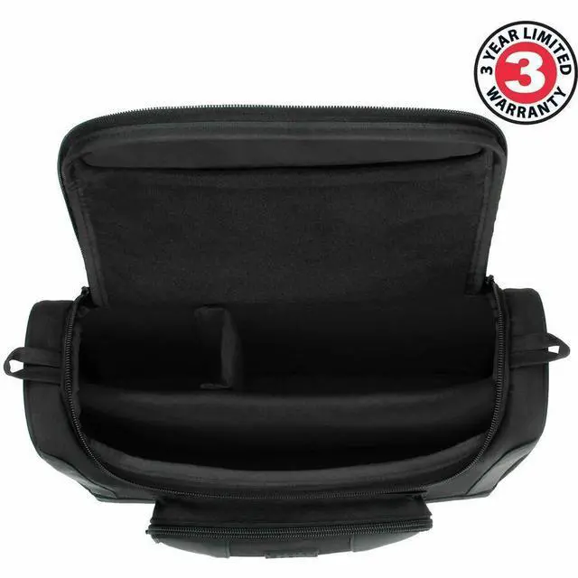 Alt view image 4 of 8 - ACCESSORY POWER Small Messenger Bag for Surface Pro - Black - GRSLS7P601BKEW