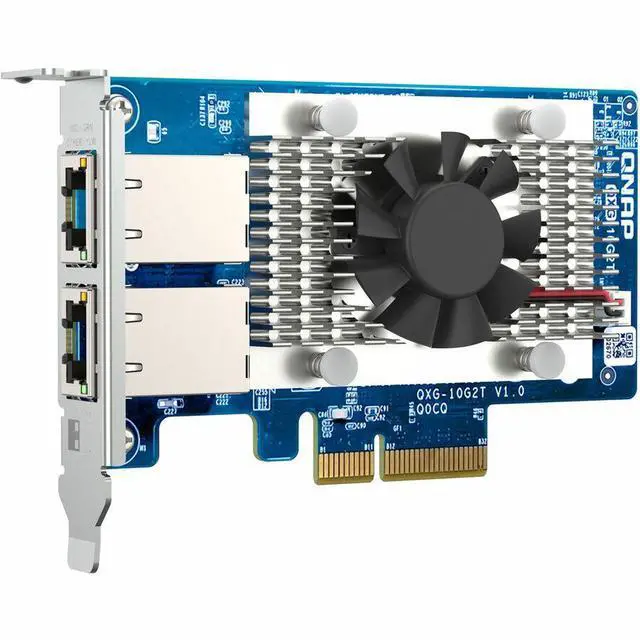Alt view image 5 of 7 - QXG-10G2T Dual 10GbE Port, Supports up to Five speeds (10G / 5G / 2.5G / 1G / 100M), and maximizes Your NAS Network connectivity.