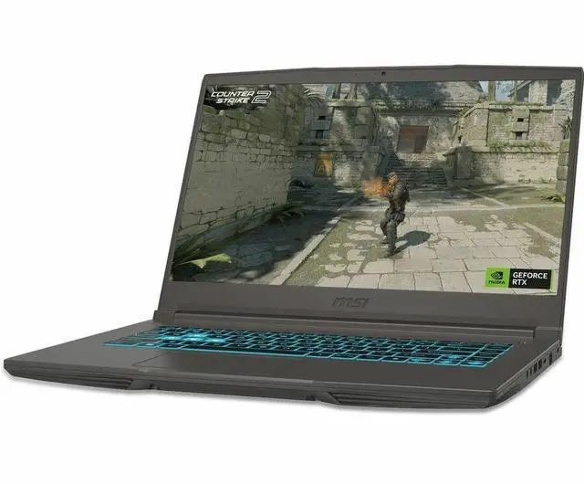 Alt view image 7 of 7 - MSI Thin A15 B7UC-625US 15.6" Gaming Notebook - AMD Ryzen 5 7535HS (3.33 GHz) - 8GB - 512GB SSD - Windows 11 Home - NVIDIA GeForce RTX 3050 - Black (THINA15B7625)