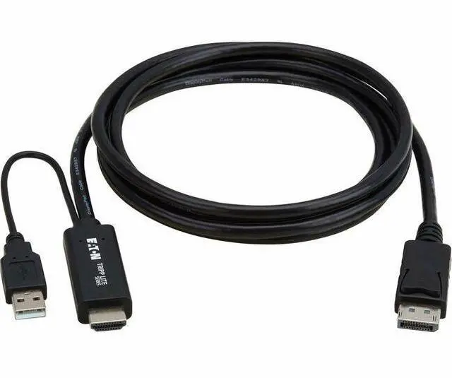 Main image of Tripp Lite P567-02M-4K6 Black HDMI to DisplayPort Active Adapter Cable (M/M) Male to Male