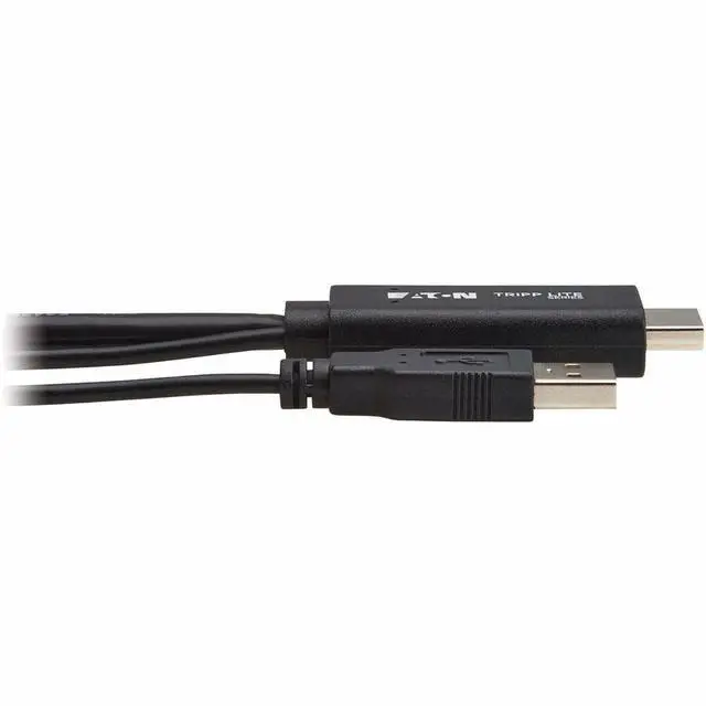 Alt view image 4 of 7 - Tripp Lite P567-02M-4K6 Black HDMI to DisplayPort Active Adapter Cable (M/M) Male to Male